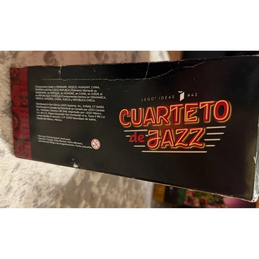 Lego Jazz Quartet Set - Black, Red, Gold, White